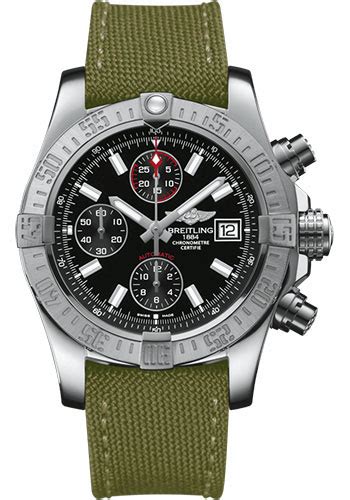 military on tang buckle breitling